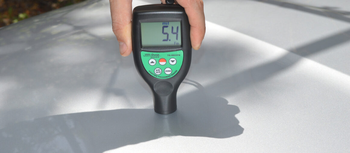 TG-8822 is designed for fast paint thickness readings, helping users inspect cars quickly and detect suspicious panels.